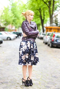 Des Belles Choses_Outfit Midi Skirt_Flower Print 5
